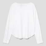 Theory Women Clinton Knit Boatneck Shirt - White