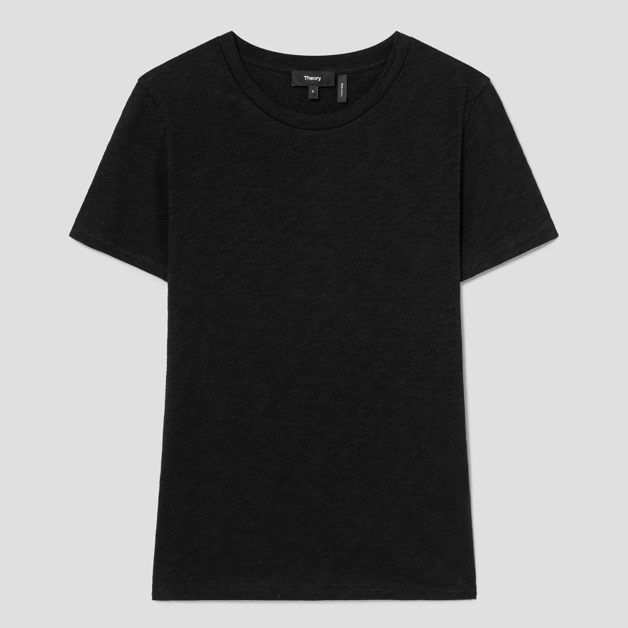 Theory Women Nebulous Easy Tee - Black