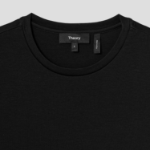 Theory Women Clinton Knit Boxy Crewneck Tee - Black