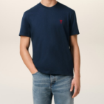 ami (Унисекс) Футболка Red ADC T-shirt – Night Blue