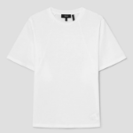 Theory Women Apex Cotton Flutter Tee - White