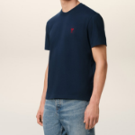 ami (Унисекс) Футболка Red ADC T-shirt – Night Blue