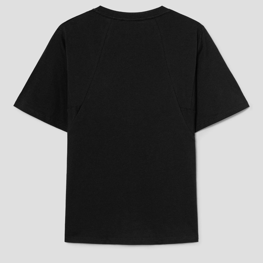 Theory Women Apex Cotton Flutter Tee - Black