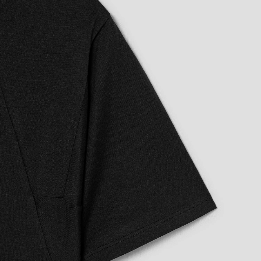 Theory Women Apex Cotton Flutter Tee - Black