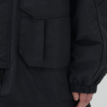 JUUN.J (Унисекс) Куртка Nylon Detachable Out-Pocket Foldable Reversible Jumper – Black