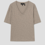 Theory Women Nebulous Relaxed Vneck Tee - Soft Taupe