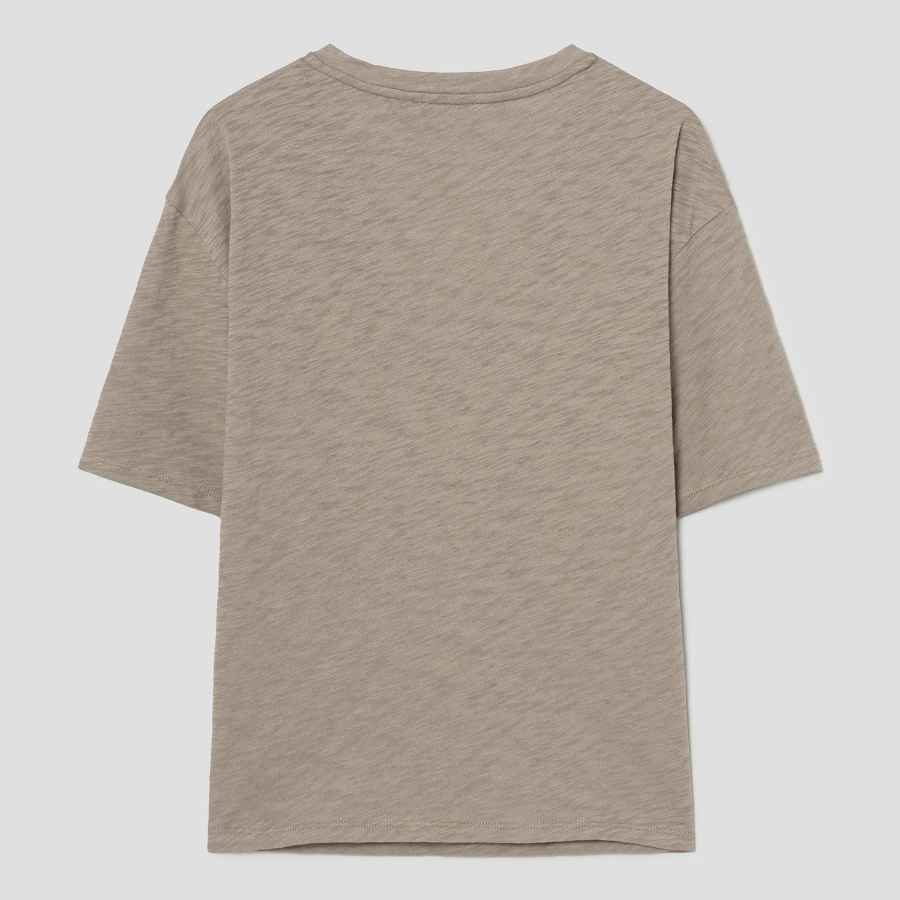 Theory Women Nebulous Relaxed Vneck Tee - Soft Taupe