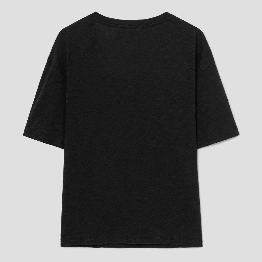 Theory Women Nebulous Relaxed Vneck Tee - Black