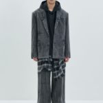 JUUN.J (Унисекс) Куртка Denim Oversized Setup Jacket – Black