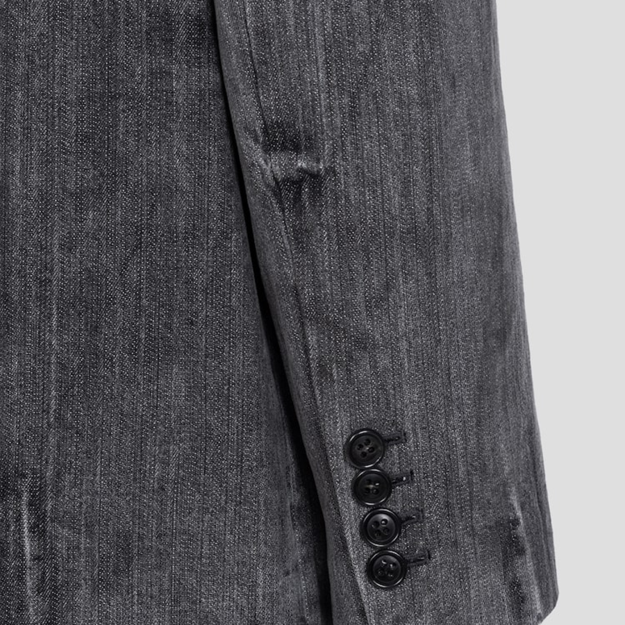 JUUN.J (Унисекс) Куртка Denim Oversized Setup Jacket – Black