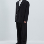 JUUN.J (Унисекс) Жакет Blended Wool Belted Setup Jacket – Black