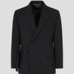 JUUN.J (Унисекс) Жакет Blended Wool Belted Setup Jacket – Black