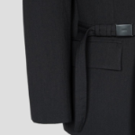 JUUN.J (Унисекс) Жакет Blended Wool Belted Setup Jacket – Black