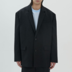 JUUN.J (Унисекс) Жакет [CORE] Wool Slit Setup Jacket – Black
