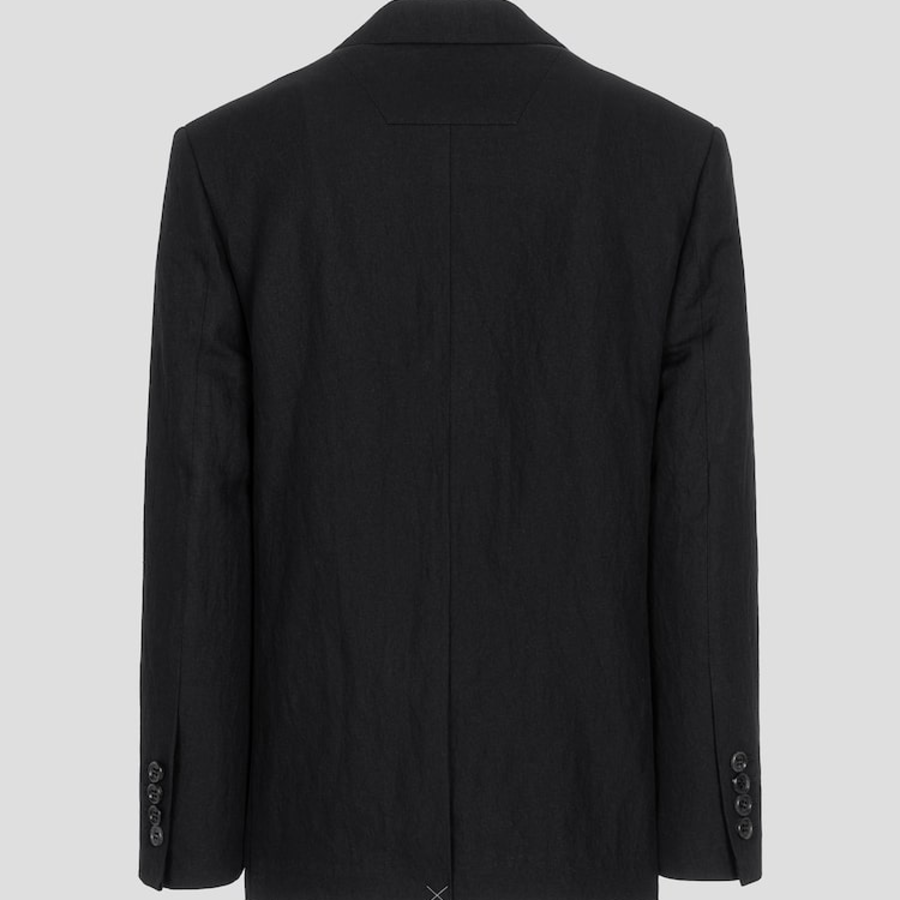 JUUN.J (Унисекс) Жакет [CORE] Cotton Linen Setup Jacket – Black