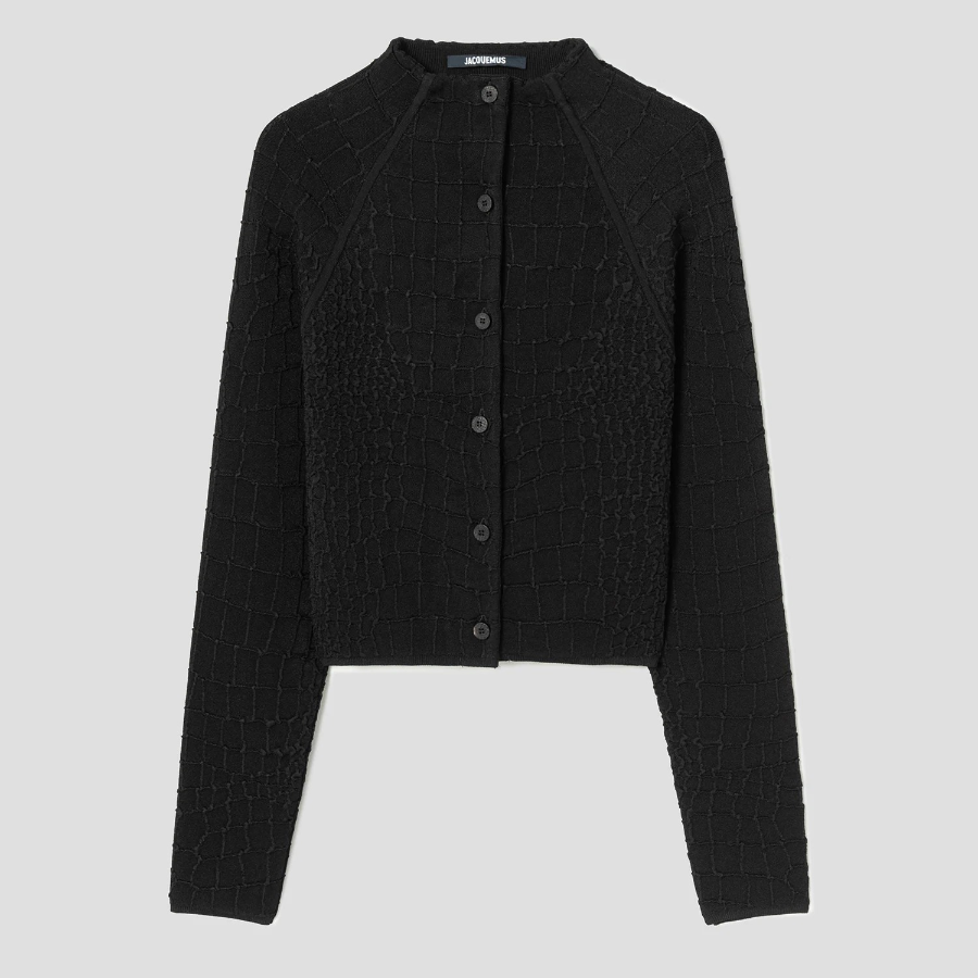 JACQUEMUS Le Cardigan Scala - Black