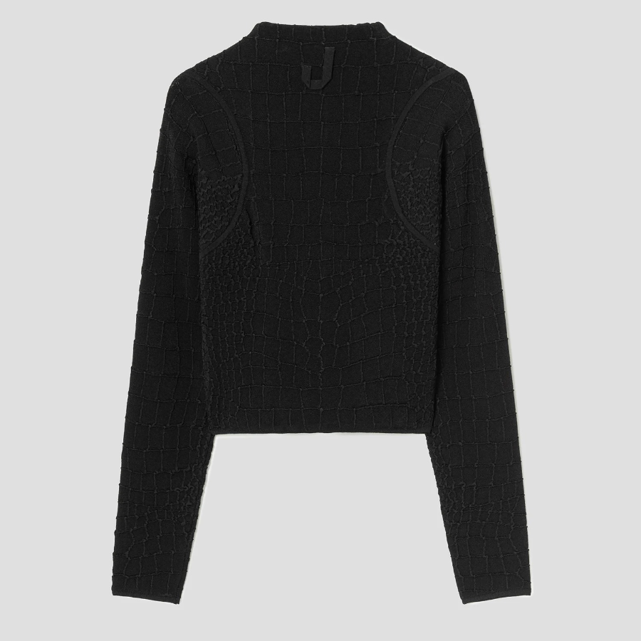 JACQUEMUS Le Cardigan Scala - Black