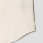 JUUN.J (Унисекс) Рубашка [CORE] Summer Linen Open-Collar Loose-Fit Short-Sleeve Shirt – Ivory