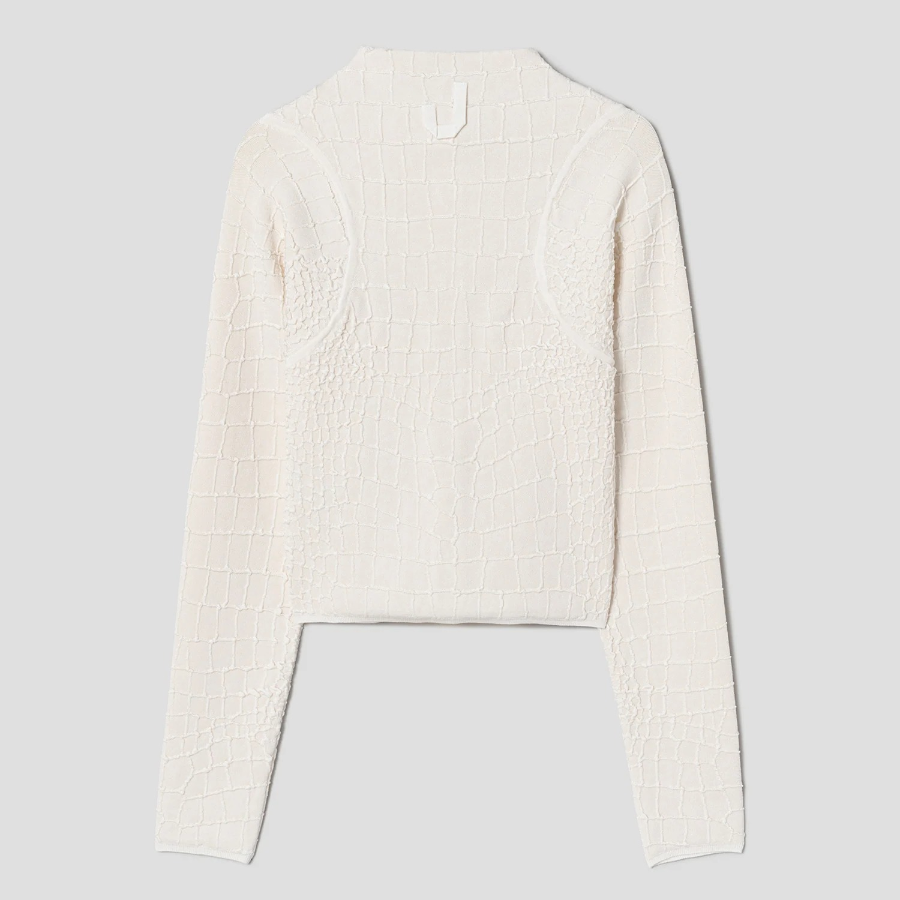 JACQUEMUS Le Cardigan Scala - Off-White