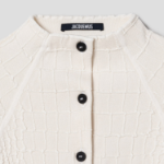 JACQUEMUS Le Cardigan Scala - Off-White