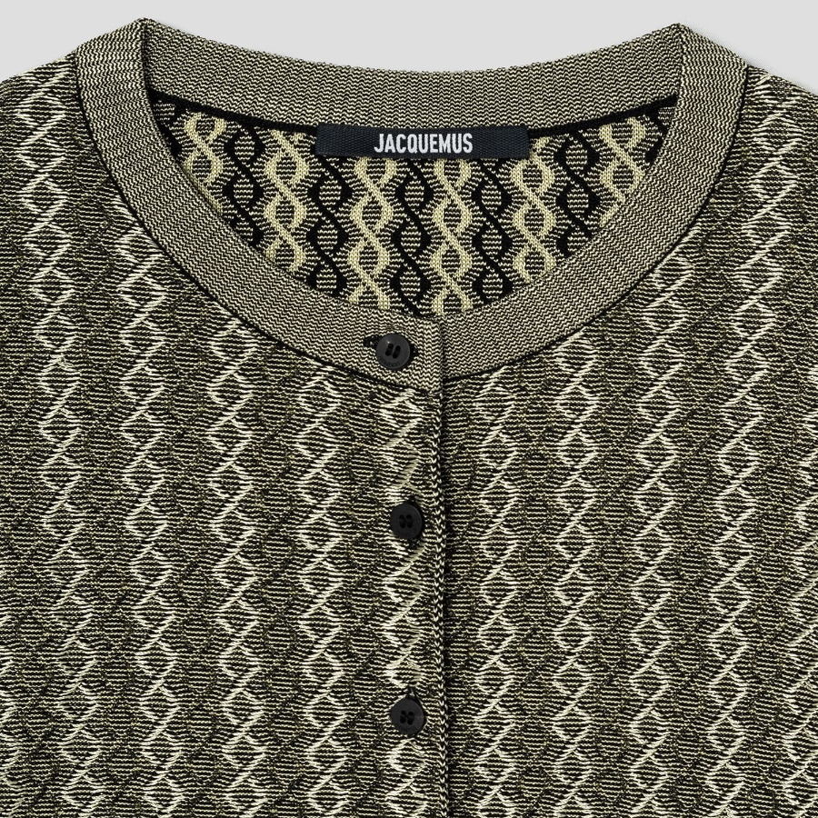 JACQUEMUS Le Cardigan Marino - Multi-Black