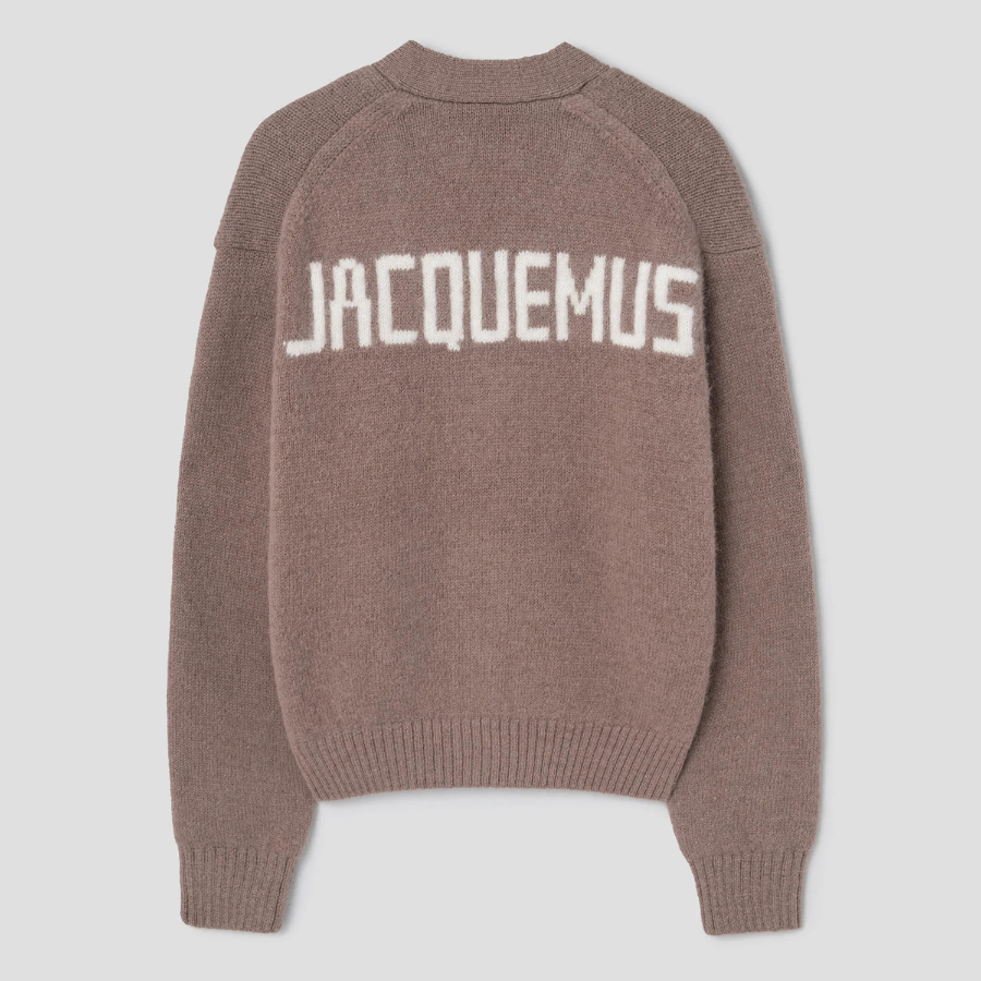 JACQUEMUS Le Cardigan Jacquemus - Light Brown