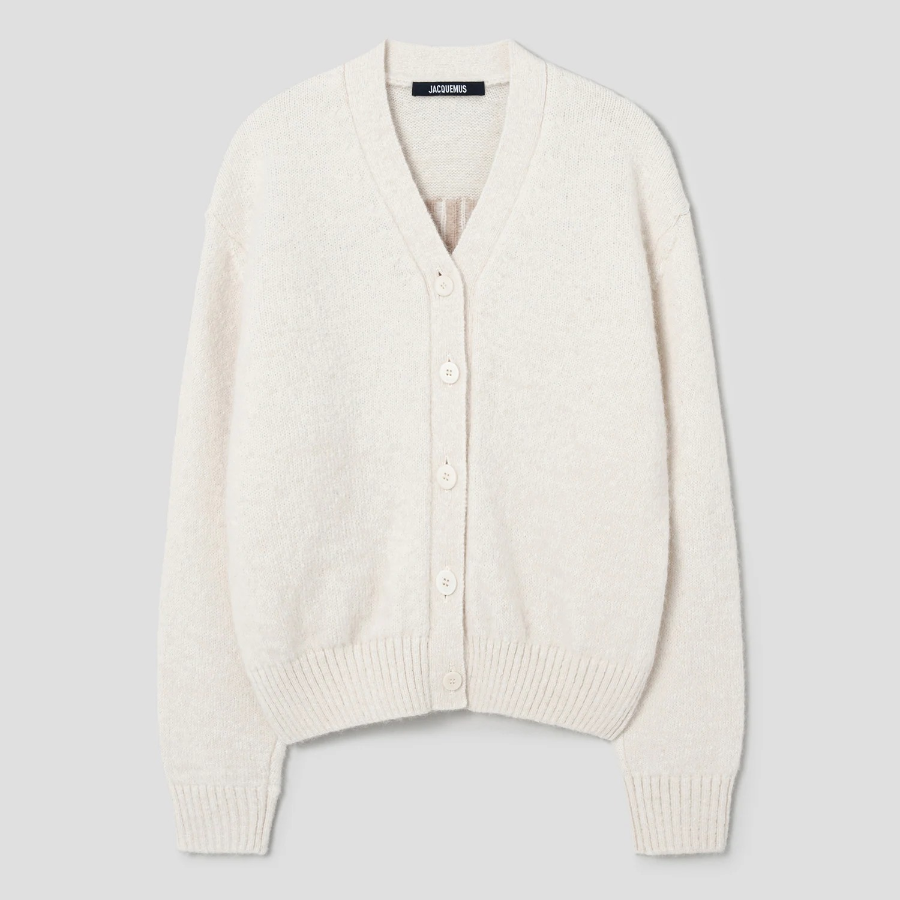 JACQUEMUS Le Cardigan Jacquemus - Light Beige