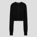 JACQUEMUS Le Cardigan Spiaggia - Black