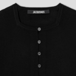 JACQUEMUS Le Cardigan Spiaggia - Black