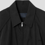 JUUN.J (Унисекс) Рубашка Multi-Tuck Zip-Up Short-Sleeve Shirt – Black