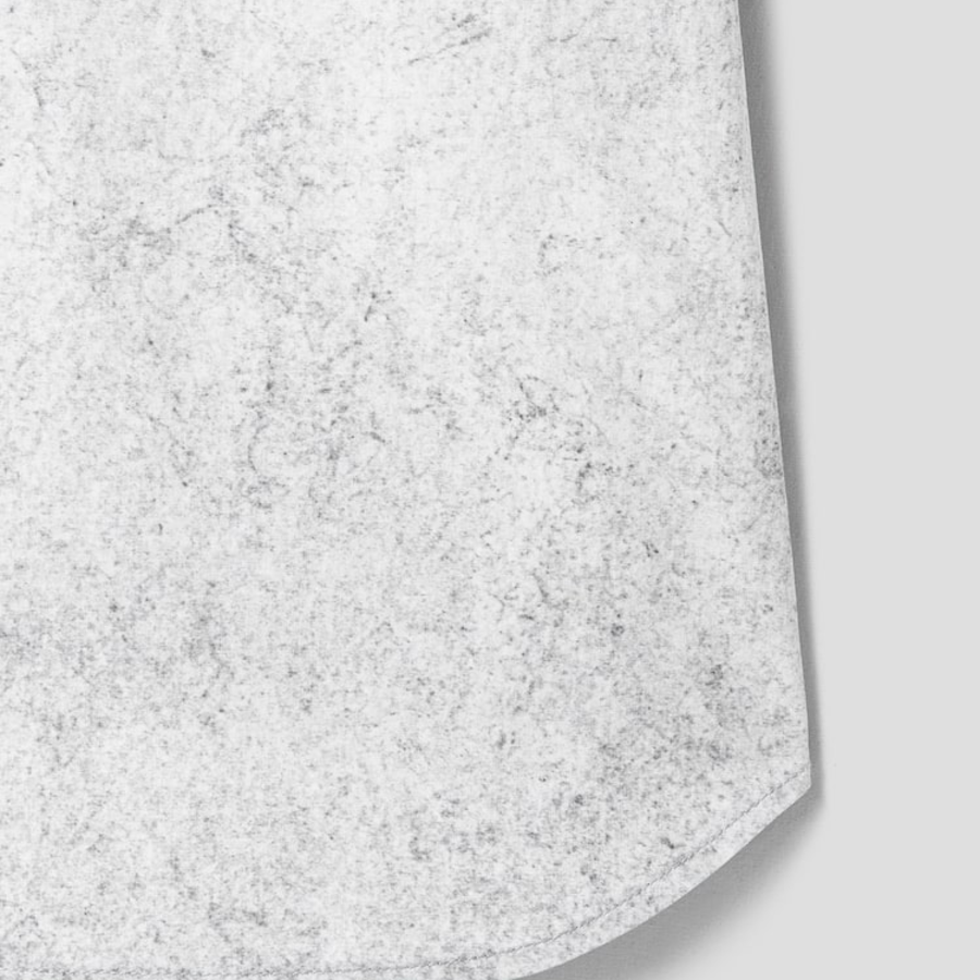 JUUN.J (Унисекс) Рубашка [CORE] Coal Cotton Oversized Short-Sleeve Shirt – Light Grey