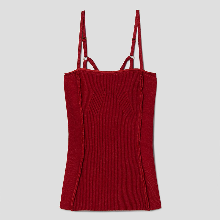 JACQUEMUS Le Haut Sierra - Dark Red