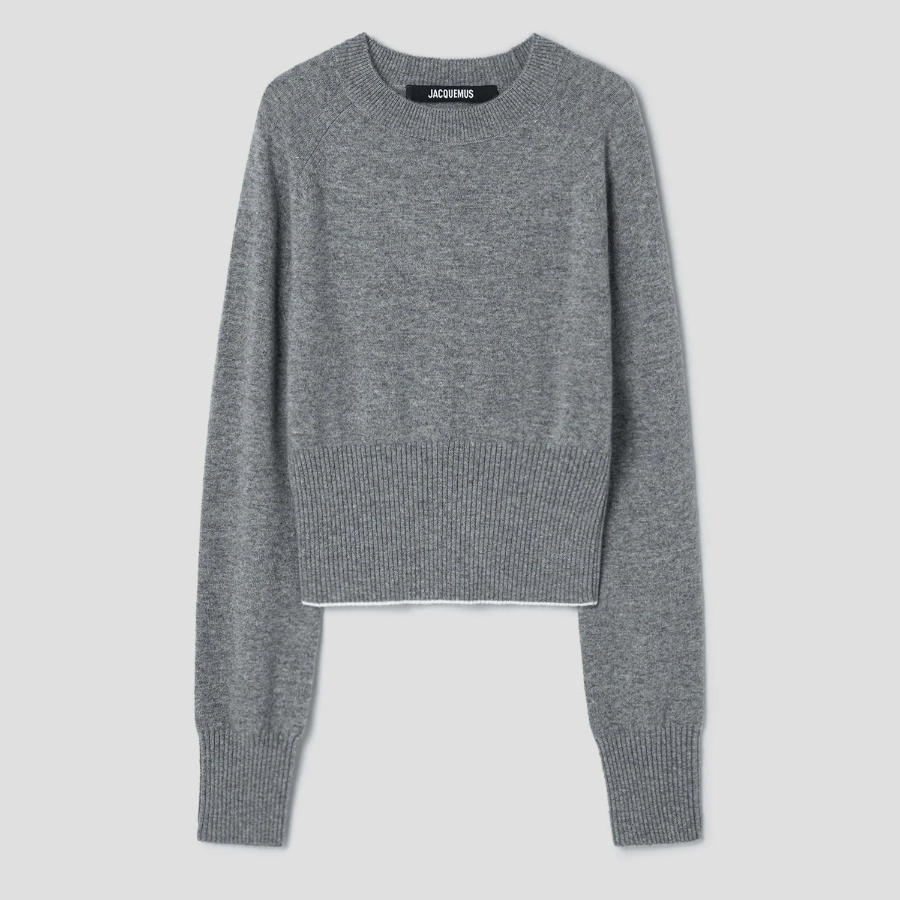 JACQUEMUS La Maille Soglia - Grey