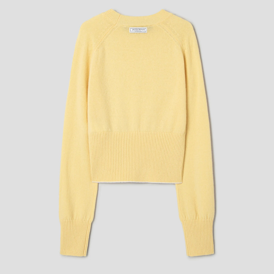 JACQUEMUS La Maille Soglia - Light Yellow
