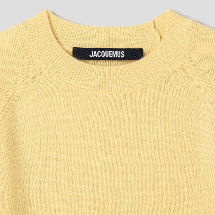 JACQUEMUS La Maille Soglia - Light Yellow