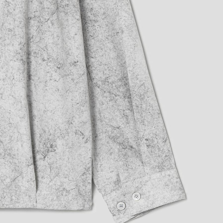 JUUN.J (Унисекс) Рубашка [CORE] Cool Cotton Coach Shirt – Light Grey