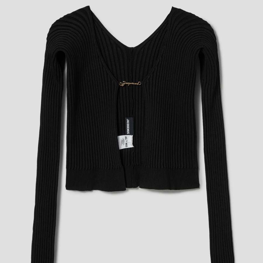 JACQUEMUS La Maille Pralu Longue - Black