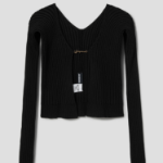 JACQUEMUS La Maille Pralu Longue - Black