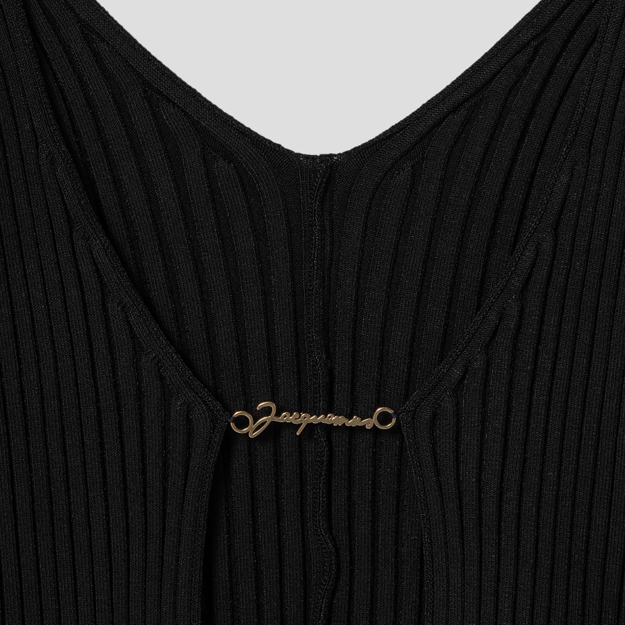 JACQUEMUS La Maille Pralu Longue - Black