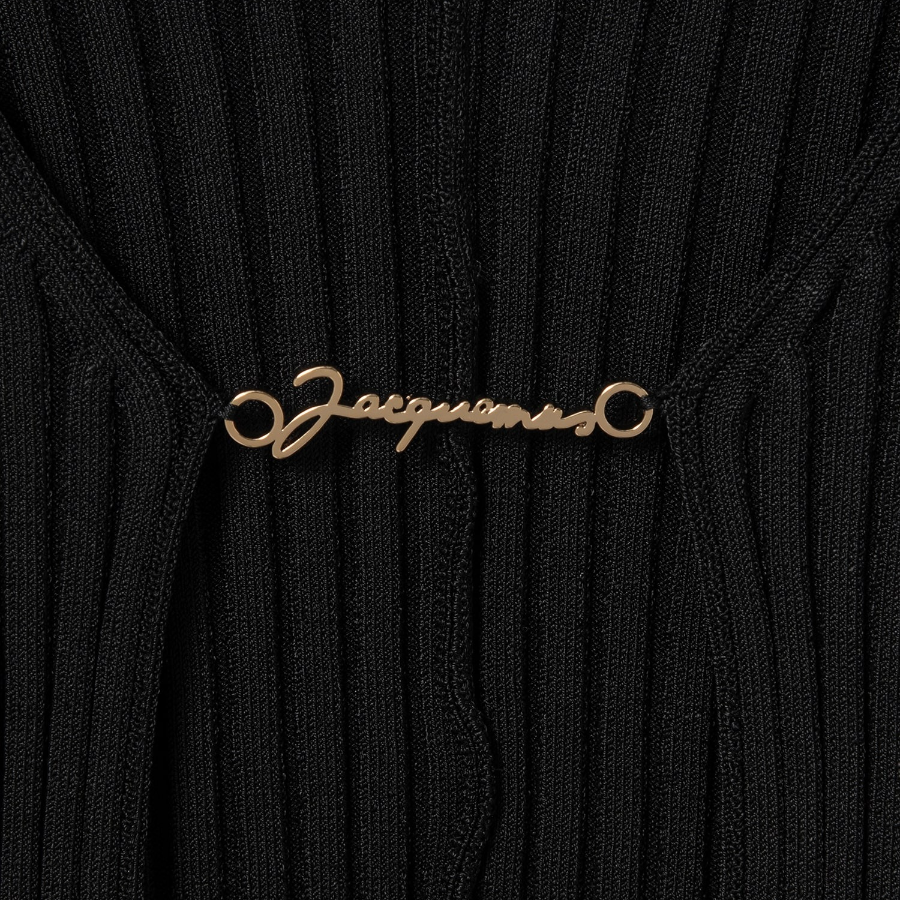 JACQUEMUS La Maille Pralu Longue - Black