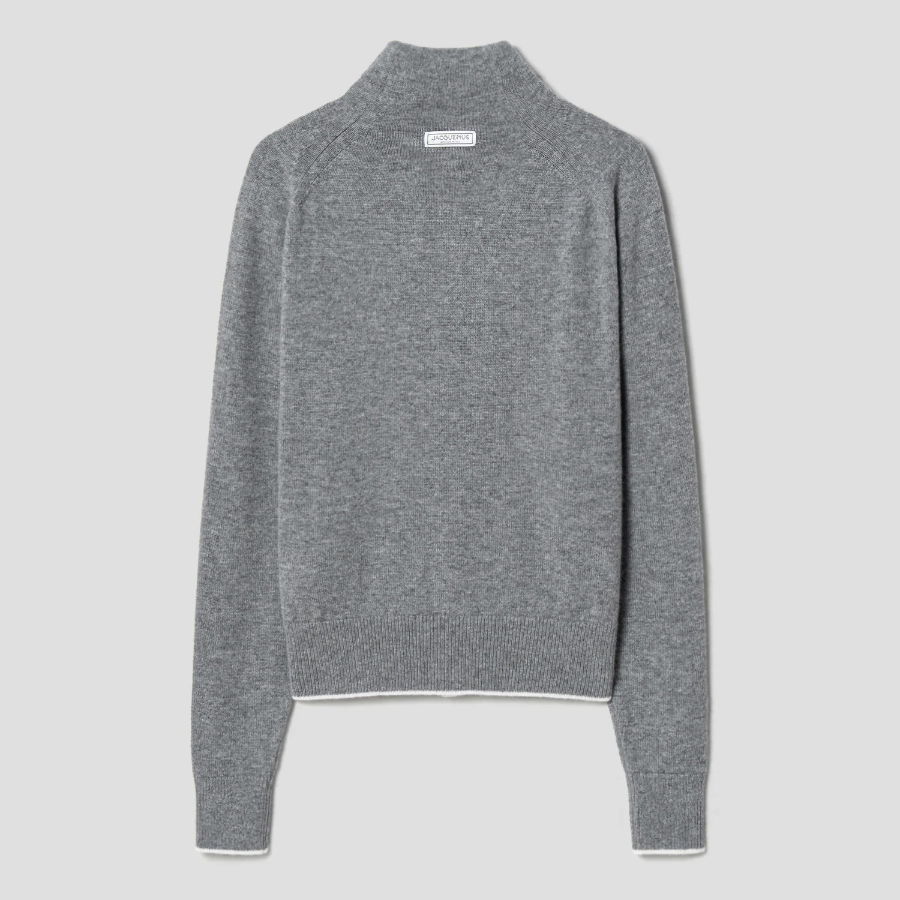 JACQUEMUS Le Cardigan Pitatto - Grey