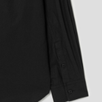 JUUN.J (Унисекс) Рубашка [CORE] Back Slit Zip Semi-Overfit Shirt – Black