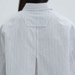 JUUN.J (Унисекс) Рубашка [CORE] Back Slit Zip Semi-Overfit Shirt – White