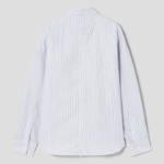 JUUN.J (Унисекс) Рубашка [CORE] Back Slit Zip Semi-Overfit Shirt – White