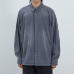 JUUN.J (Унисекс) Рубашка Light Denim Coach Shirt – Grey