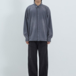 JUUN.J (Унисекс) Рубашка Light Denim Coach Shirt – Grey