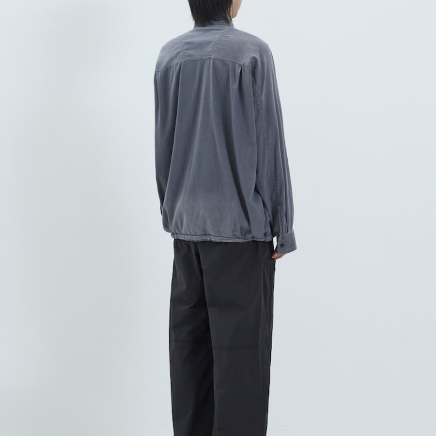 JUUN.J (Унисекс) Рубашка Light Denim Coach Shirt – Grey