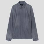 JUUN.J (Унисекс) Рубашка Light Denim Coach Shirt – Grey