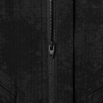 JUUN.J (Унисекс) Рубашка-куртка Painting Stripe Diagonal Zip-Up Shirt Jumper – Black