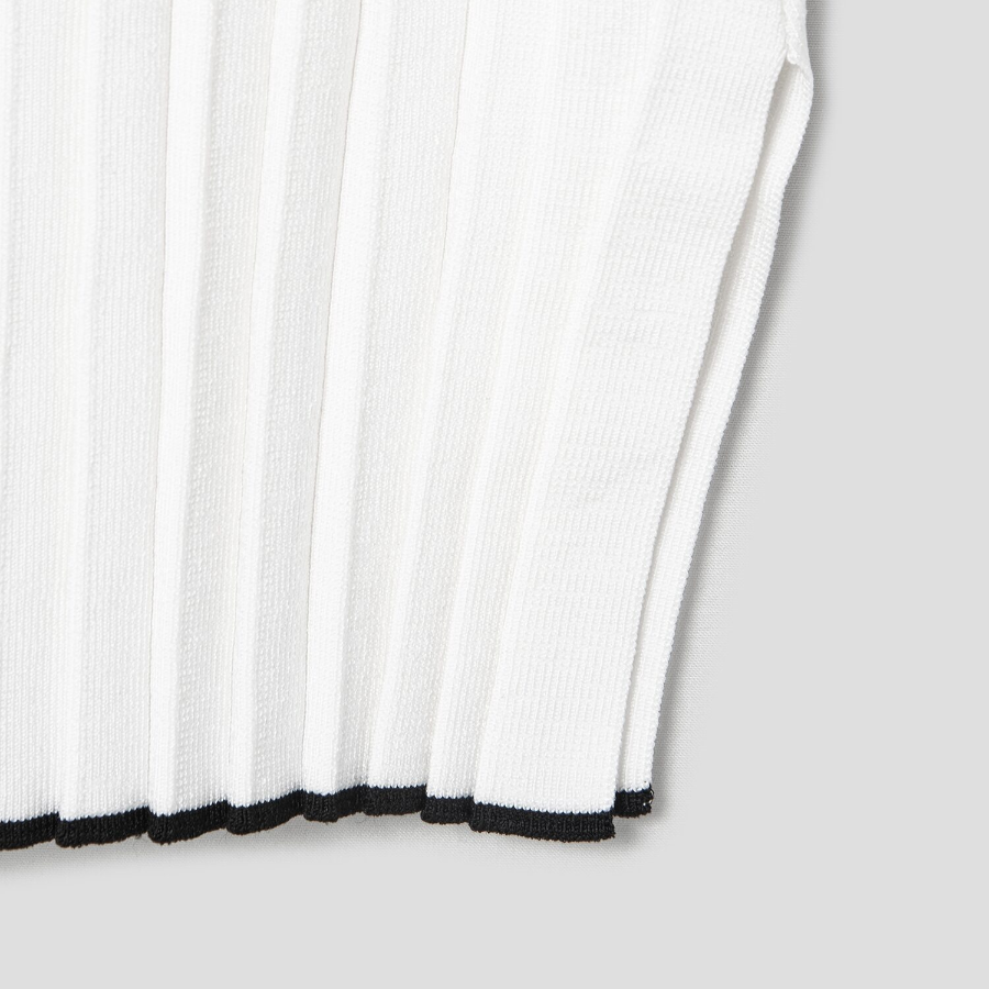 JACQUEMUS Le Haut Maille Plissé - White